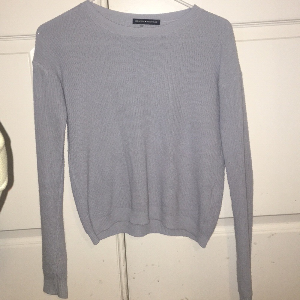 brandy melville light blue sweater